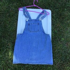 Forever 21 Blue Denim Overalls